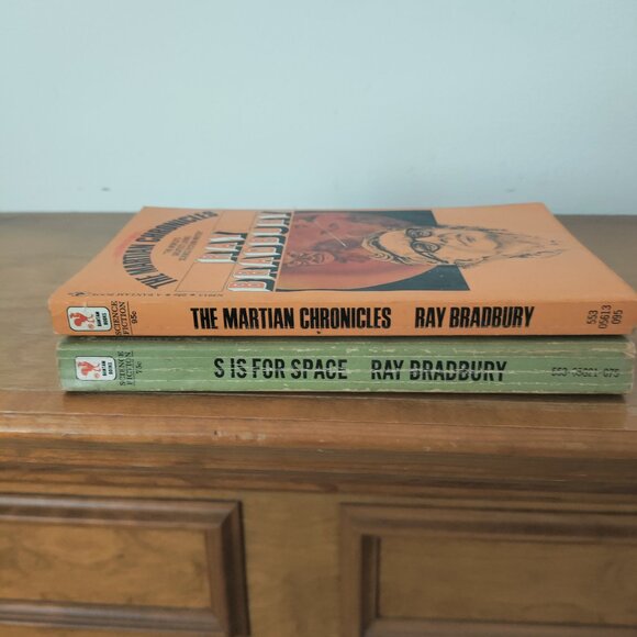 Ray Bradbury Lot of Vintage Paperback The Martian Chronicles S is for Space - Picture 3 of 7
